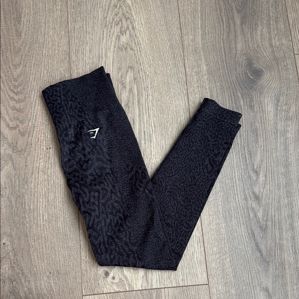 Black Patterned Leggings